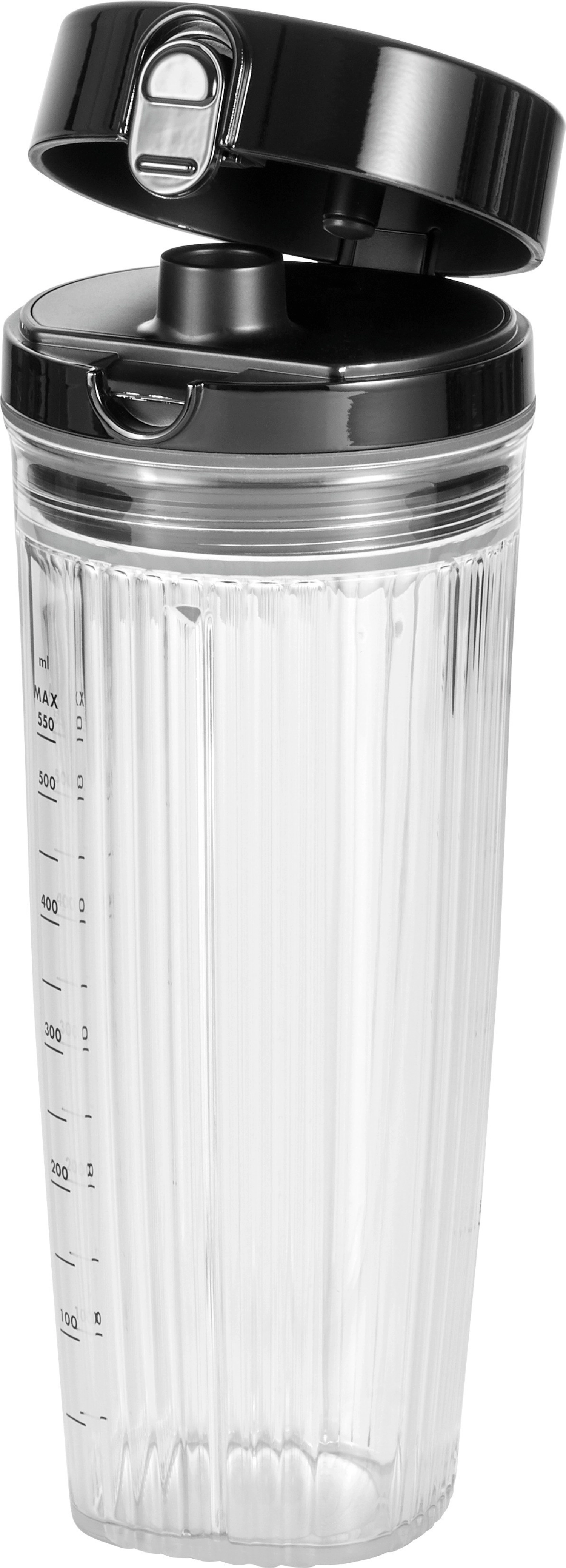 Récipient p. blender a. couvercle 550ml noir