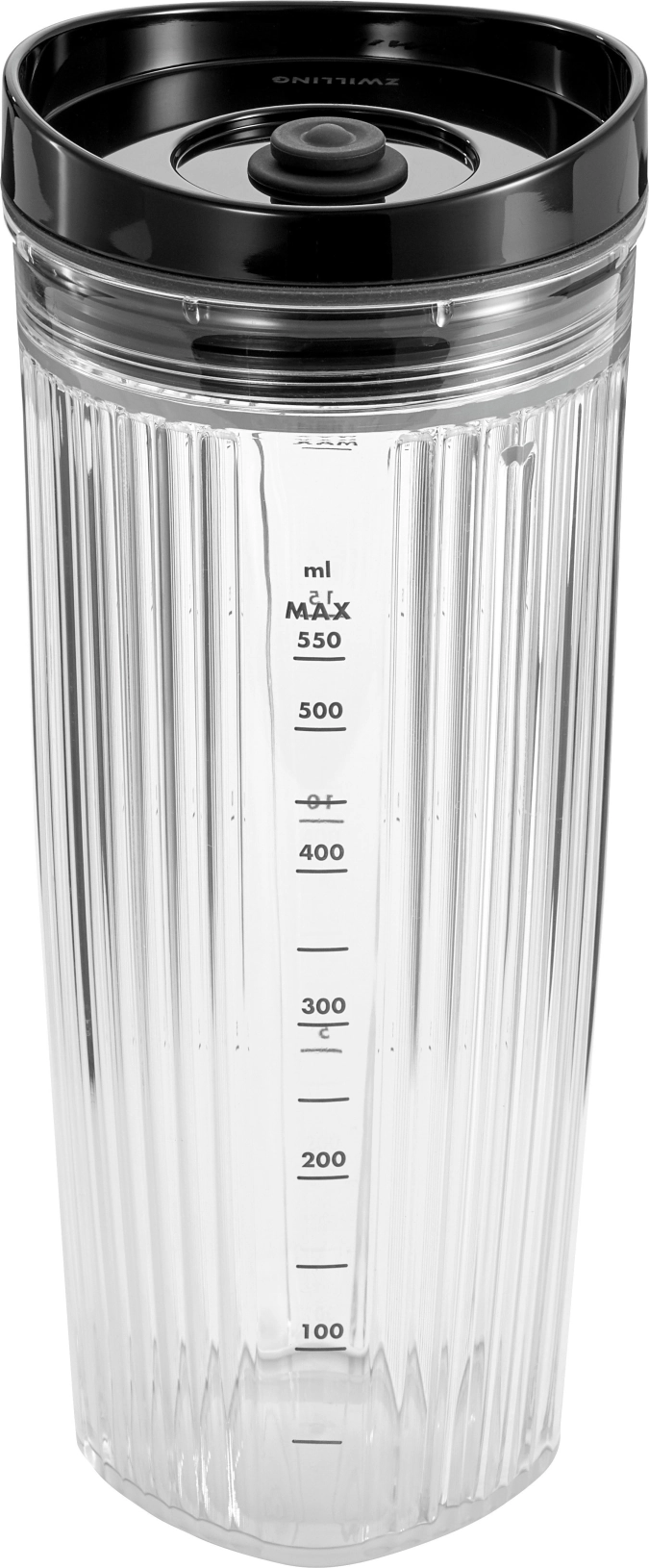 Récipient p. blender a. couvercle 550ml noir