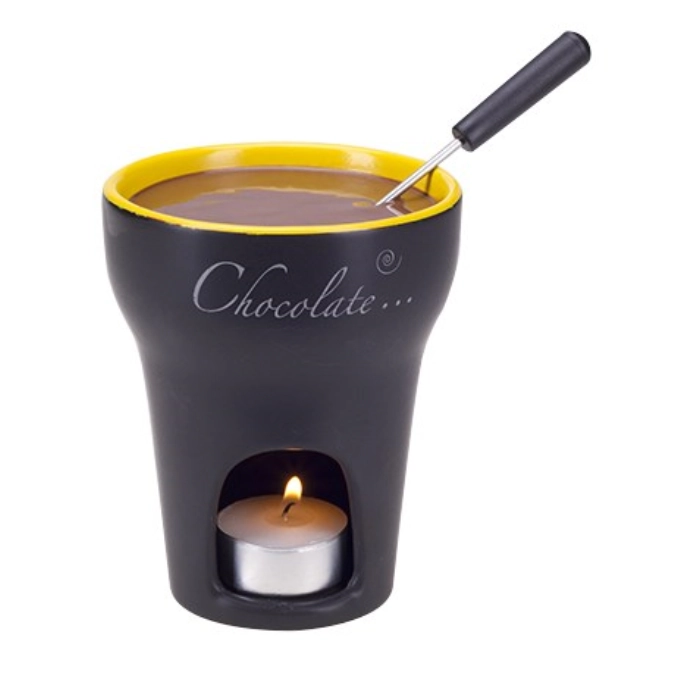 Set fondue au chocolat cup, 3 pièces