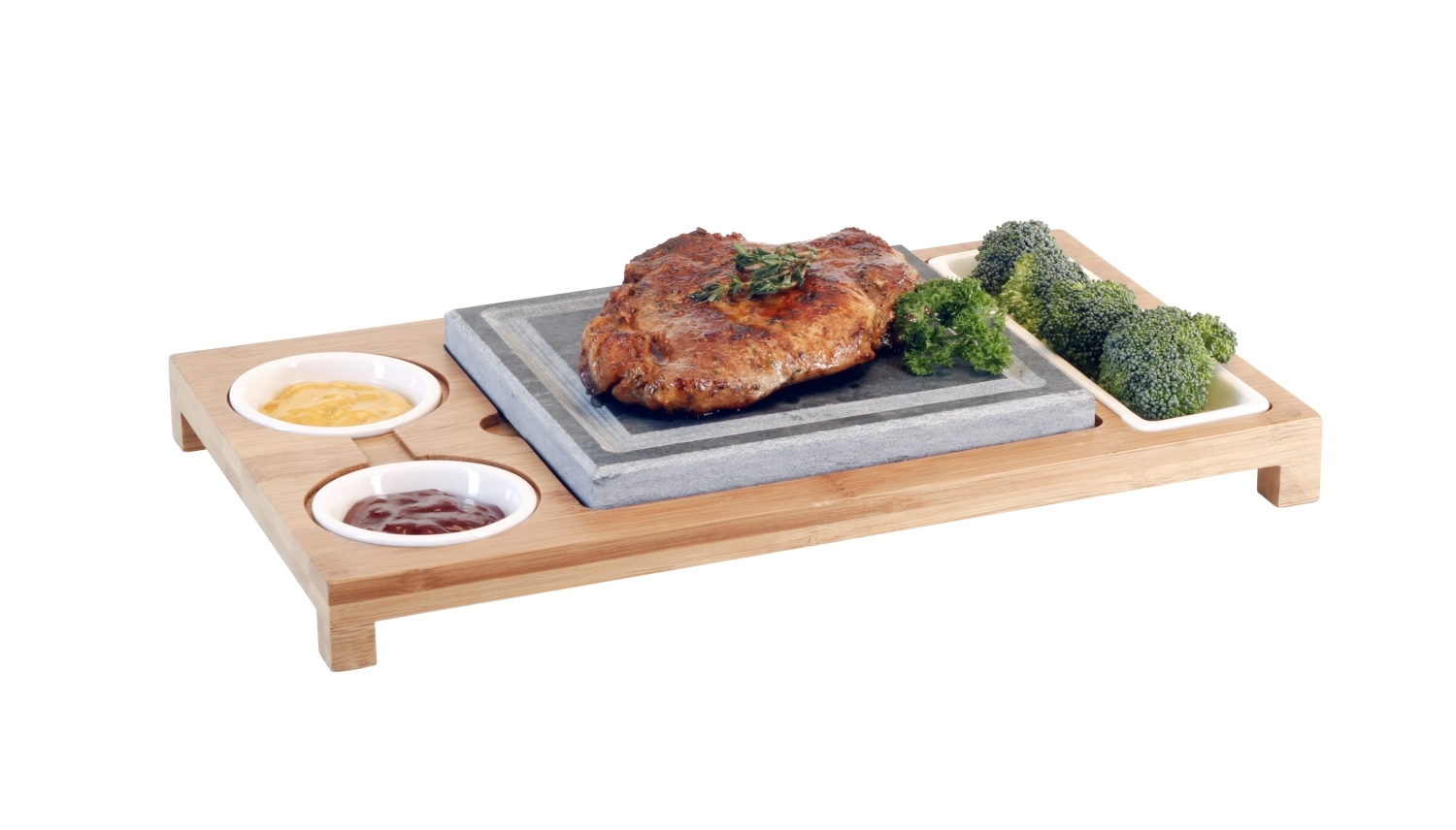 Set de pierres chaudes, 34.5x20cm