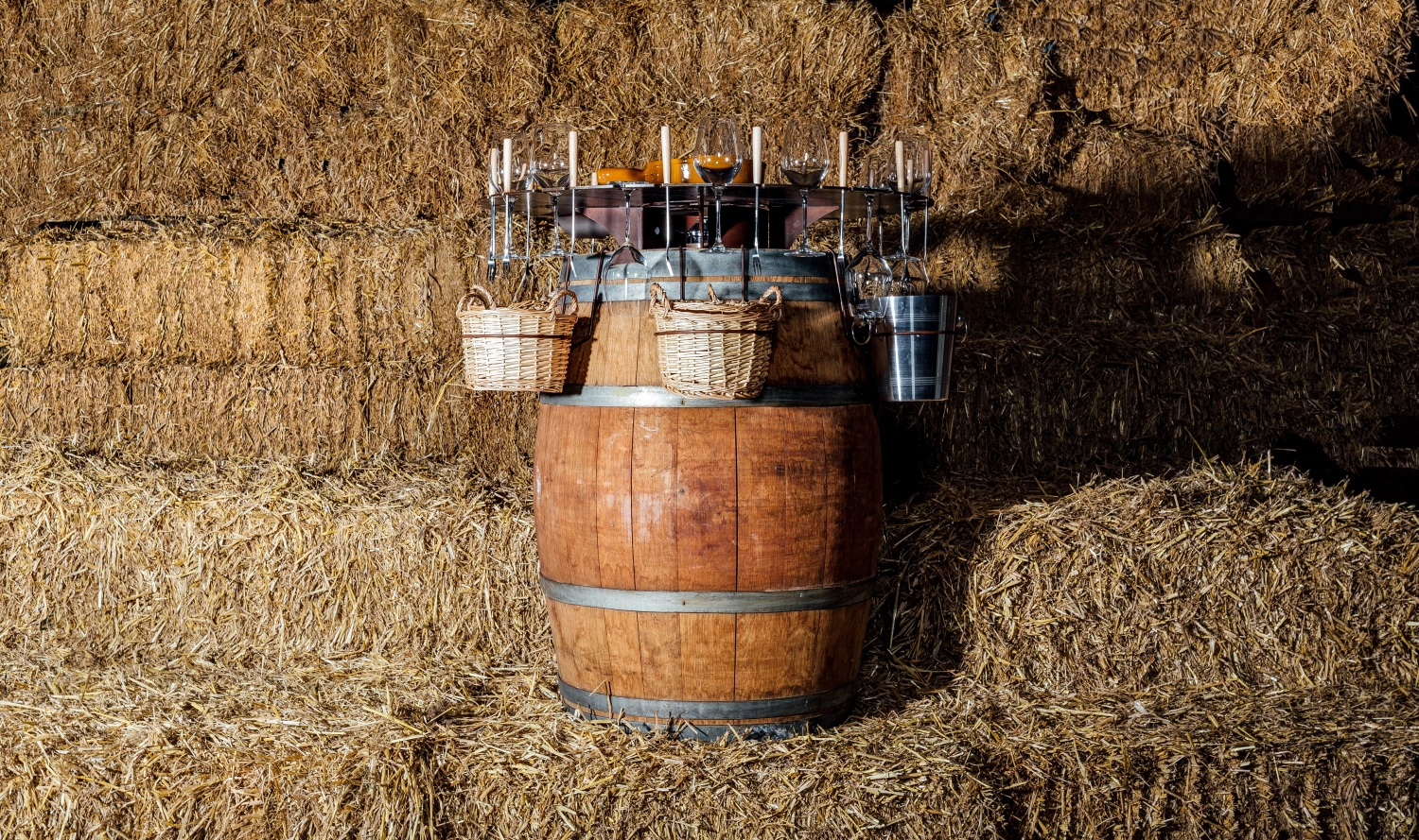 Bar à vin et à fondue 92 x 92 x 105 cm