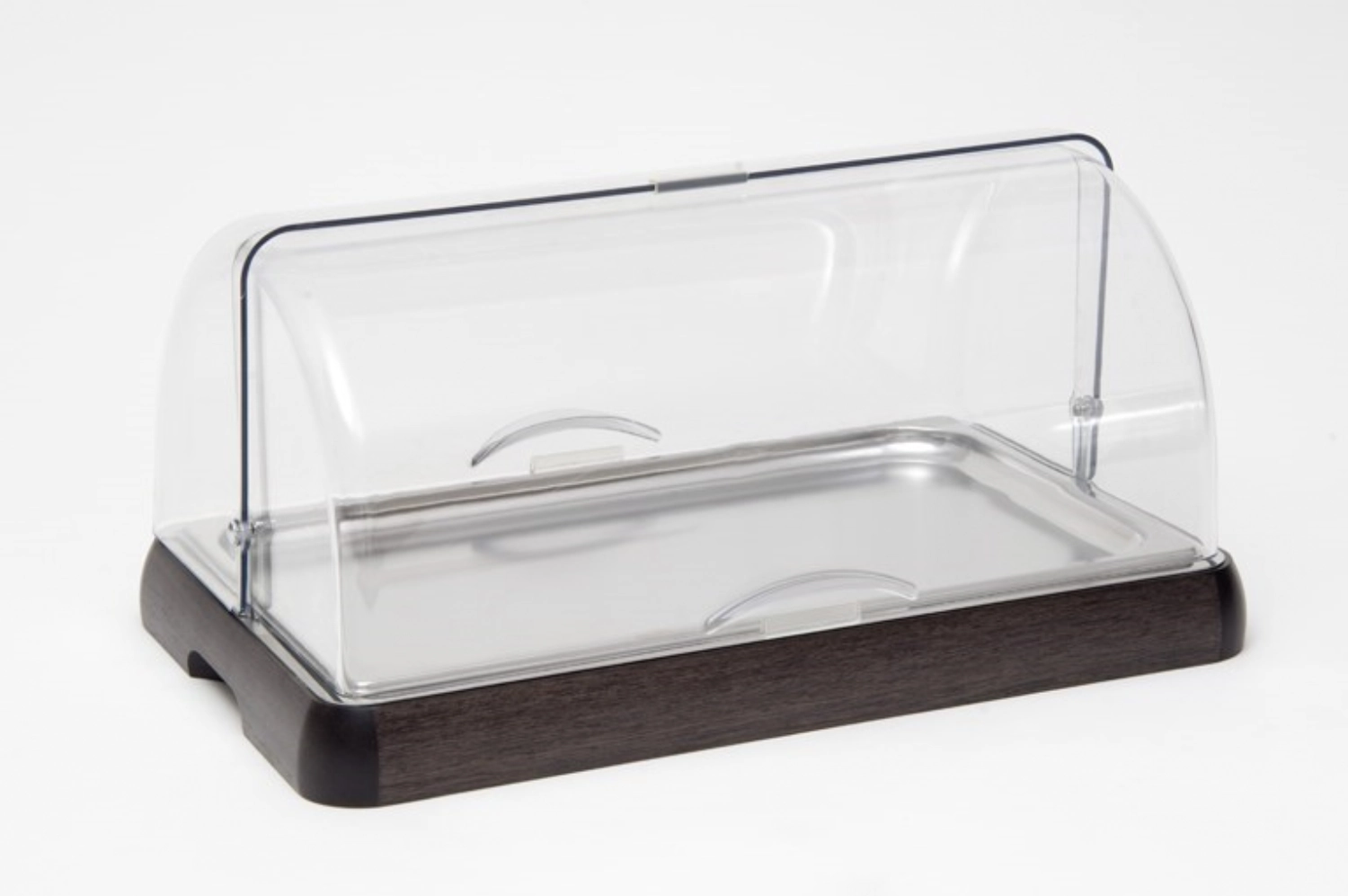 CLASSIC Buffetplatte gekühlt, Edelstahl, Wenge, GN 1/1