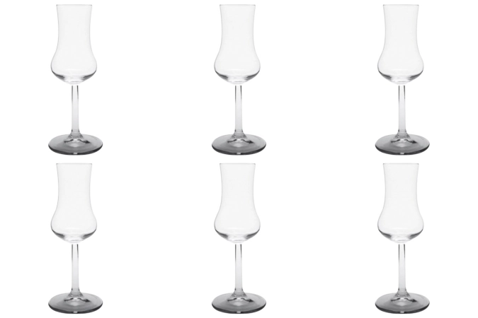 6er Set Taro Grappa Kelch 8cl, 2/4 cl /-/ 16.8cm