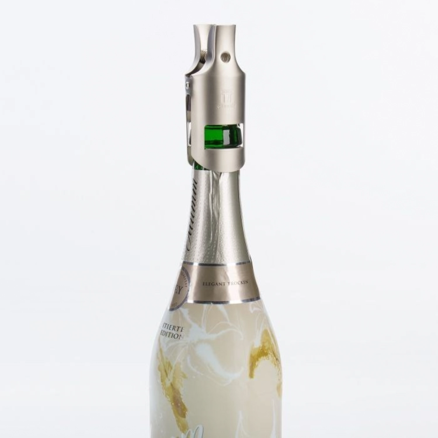 Bouchon pour bouteille de champagne tappa, satiné, 9x4.5x4cm