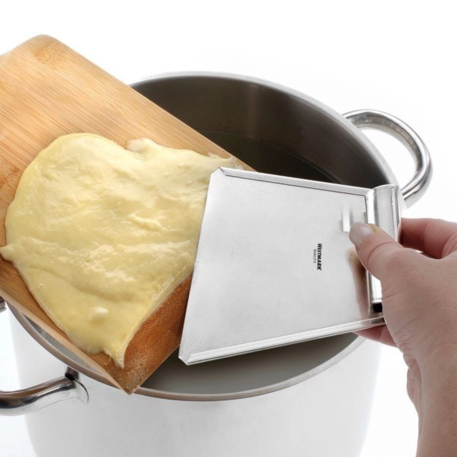 2tlg. Set mit Spätzlebrett und Schaber