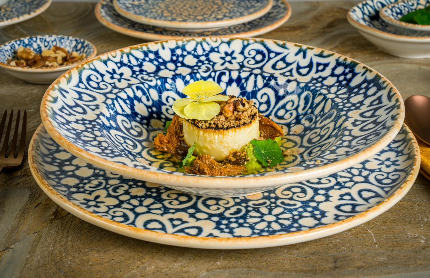 Alhambra gourmet assiette ovale 24x14 cm