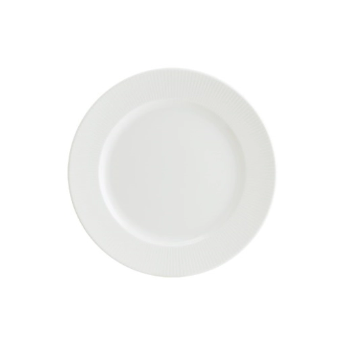 Iris White Banquet Teller flach