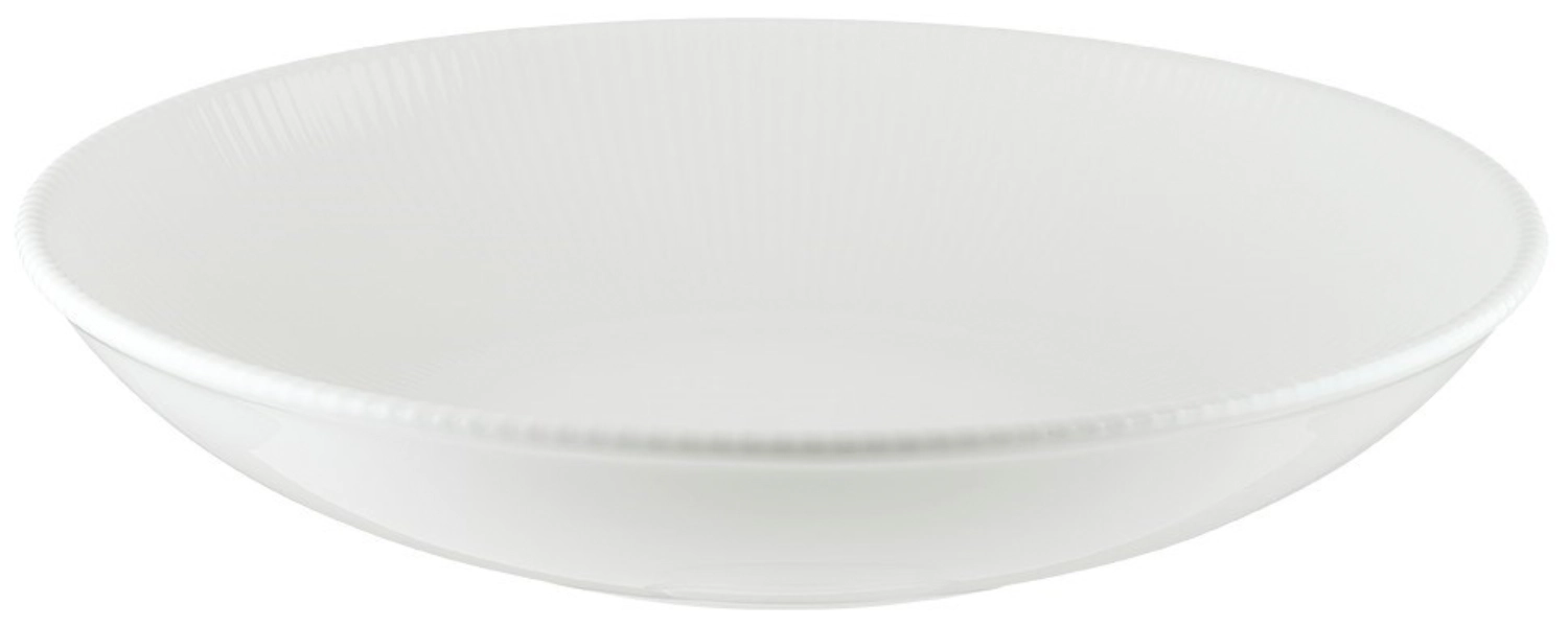 Iris White Banquet Teller tief