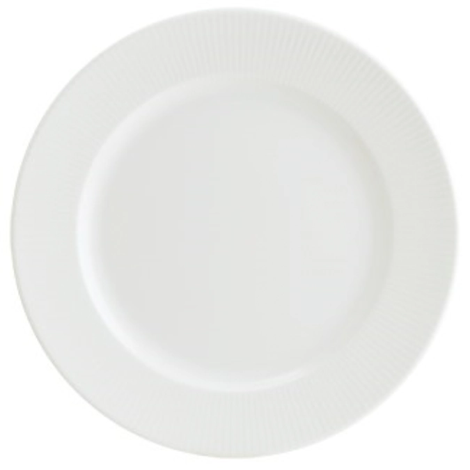 Iris White Banquet assiette plate 23cm