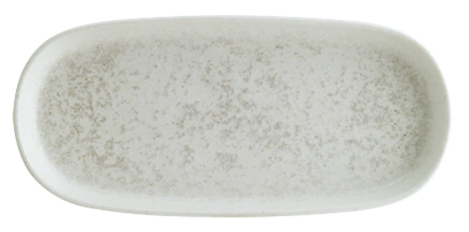 Assiette ovale Lunar White Hygge L21cm