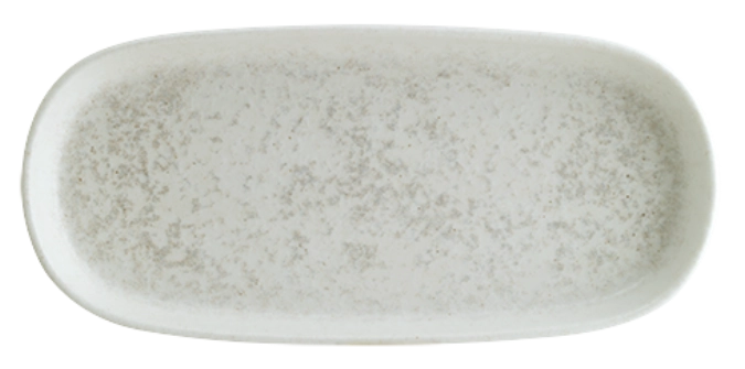 Assiette ovale Lunar White Hygge L21cm