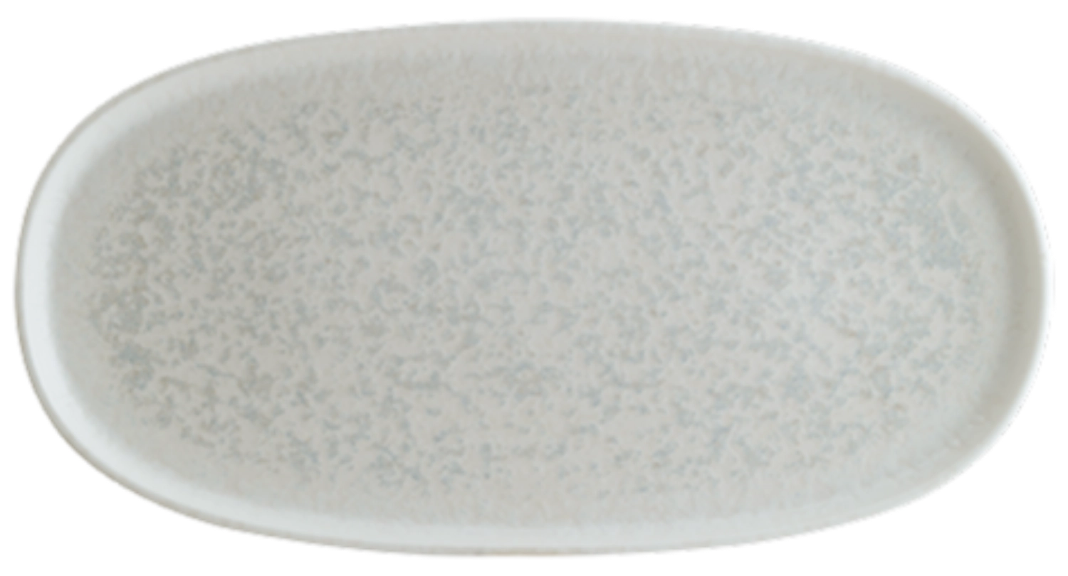 Assiette ovale Lunar White Hygge L33cm