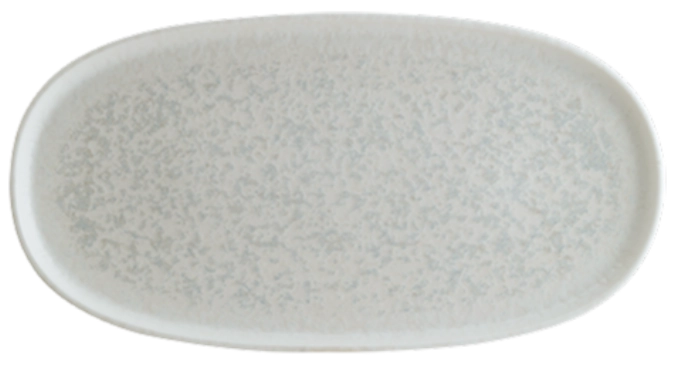 Assiette ovale Lunar White Hygge L33cm