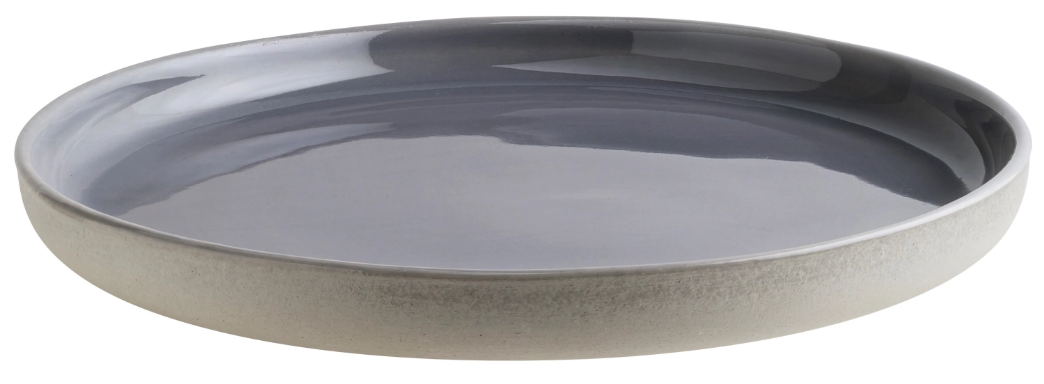 Ground gris assiette plate 25cm