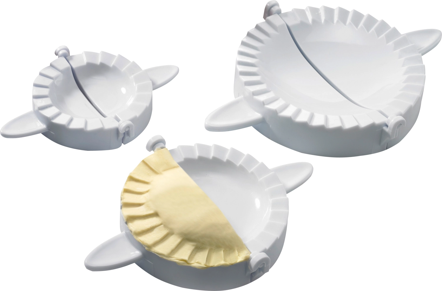 Set de 3 pcs. maultaschen-/ravioliform en trois tailles