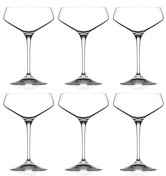 Set de 6 coupes Aria Champagne