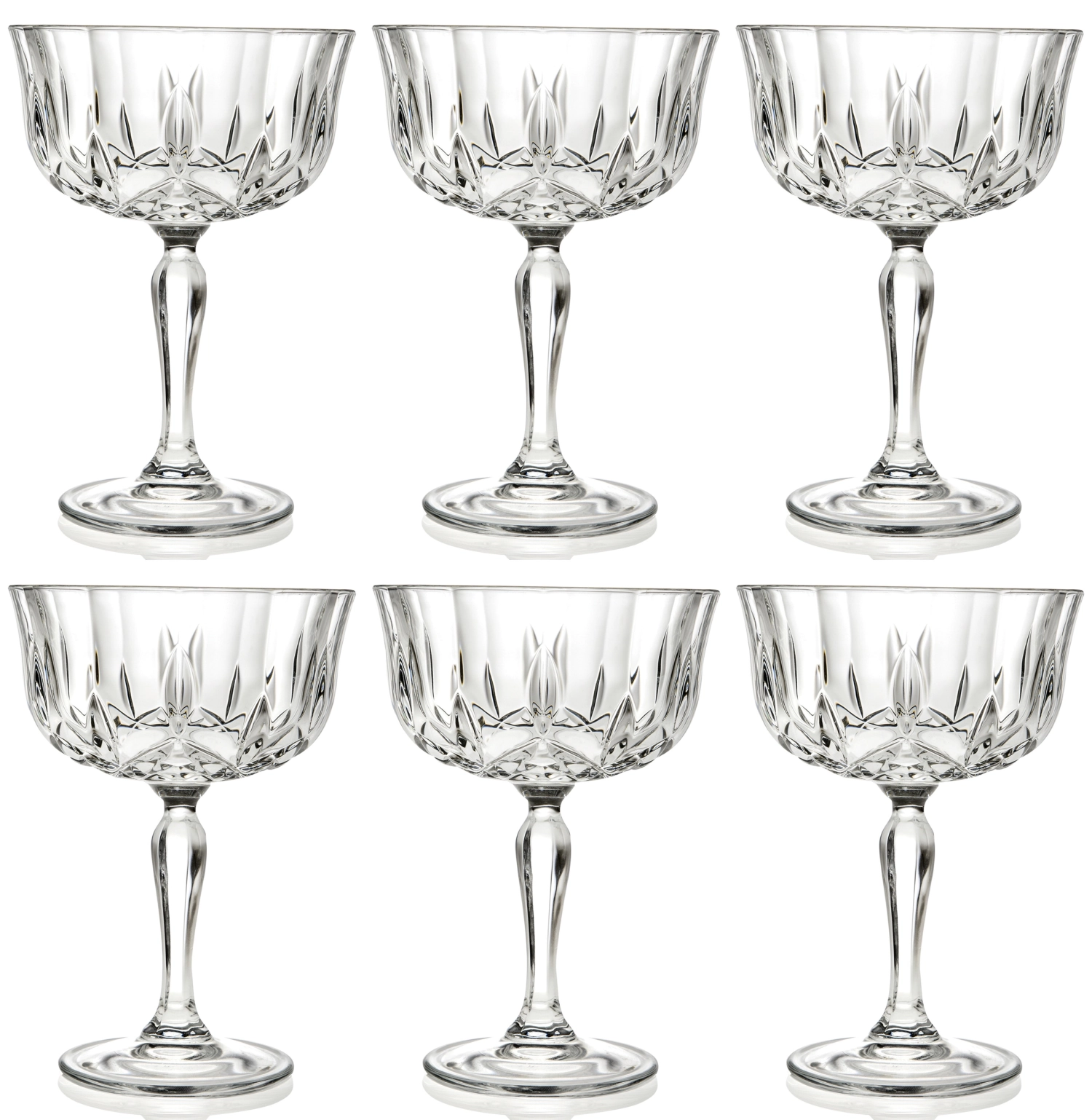 Set de 6 coupes à champagne Opera Coppe