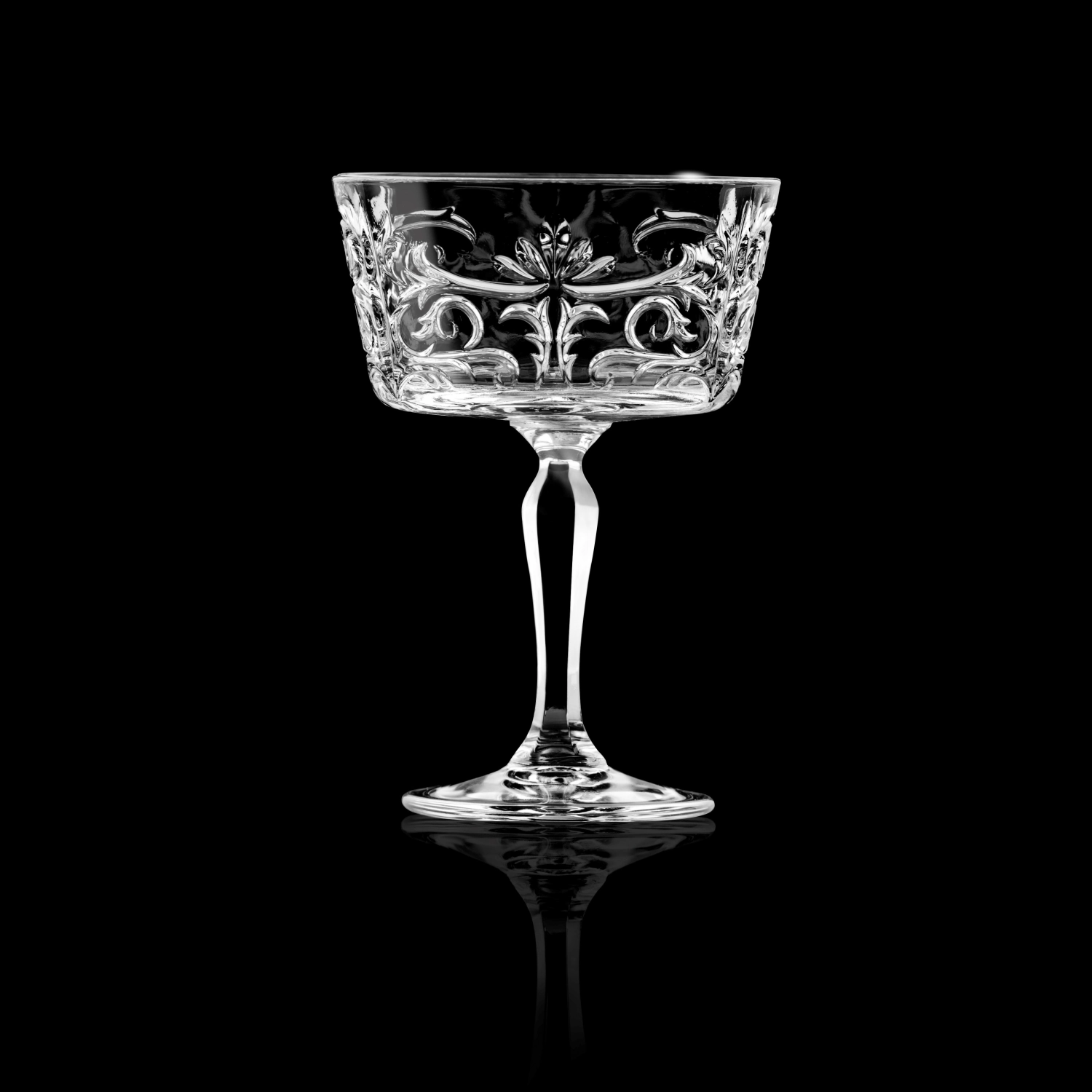 Set de 6 coupes à champagne tattoo coppe ø10 h14 cm, 27cl