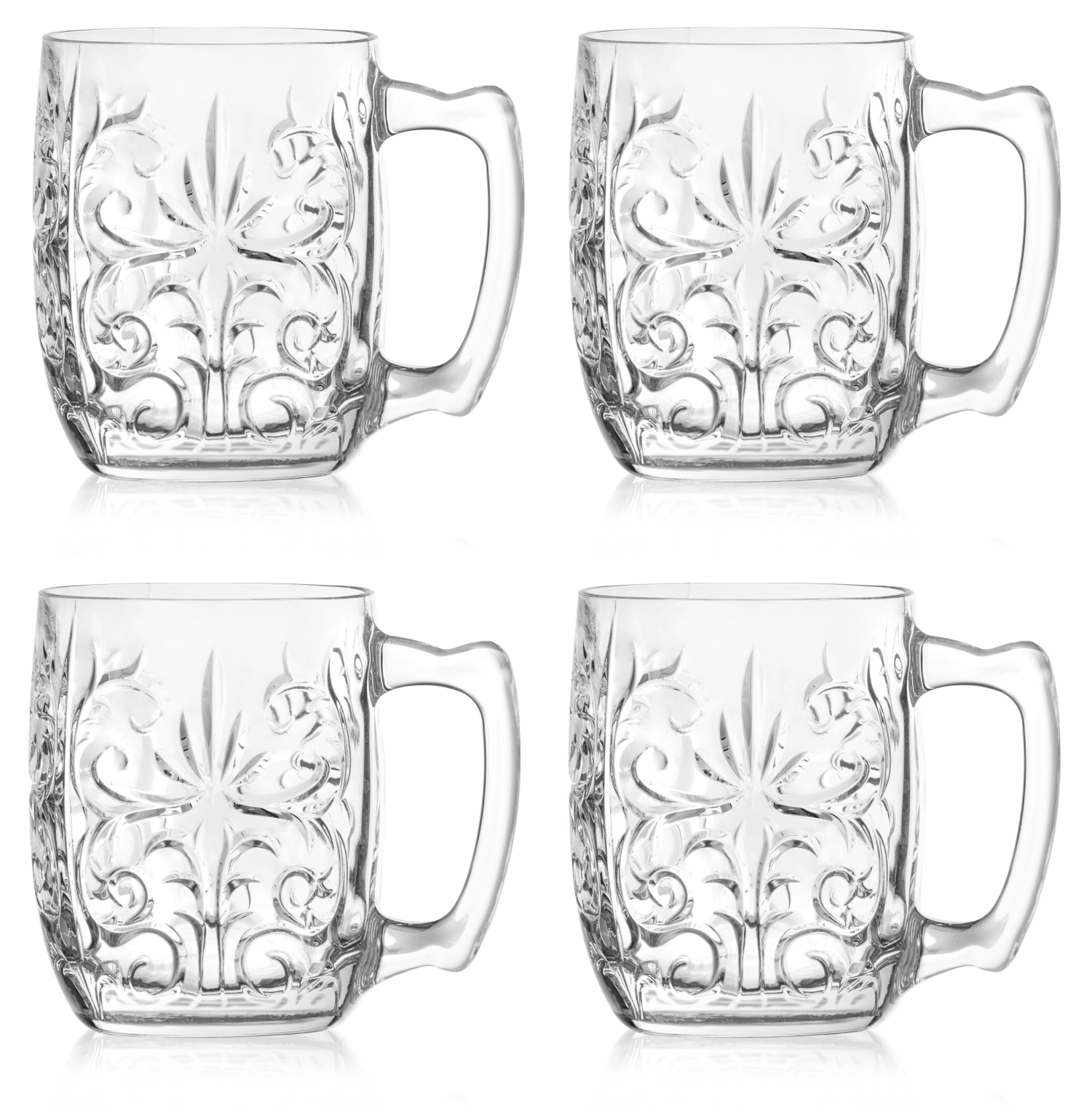 Set de 4 tattoo mule ø8.4 h11.1 cm, 42cl