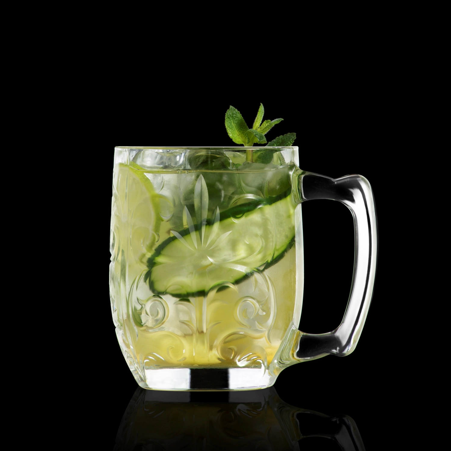 Set de 4 tattoo mule ø8.4 h11.1 cm, 42cl