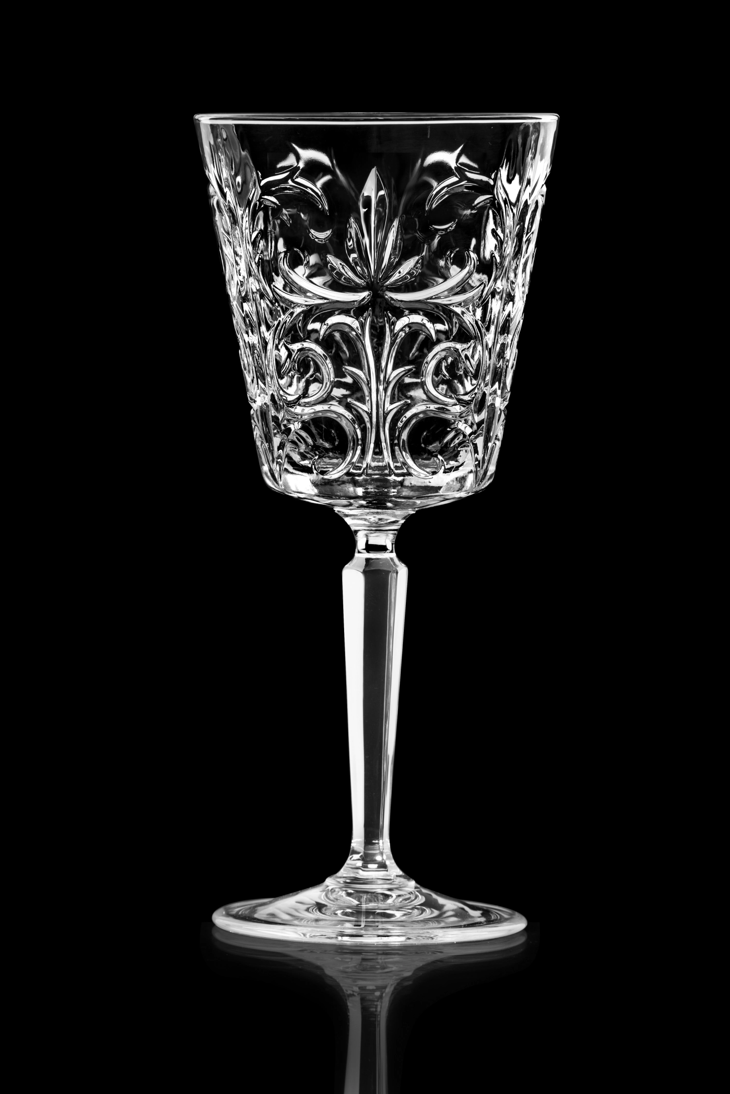 Set de 6 verres à vin tattoo ø8.8 h19.4 cm, 29cl