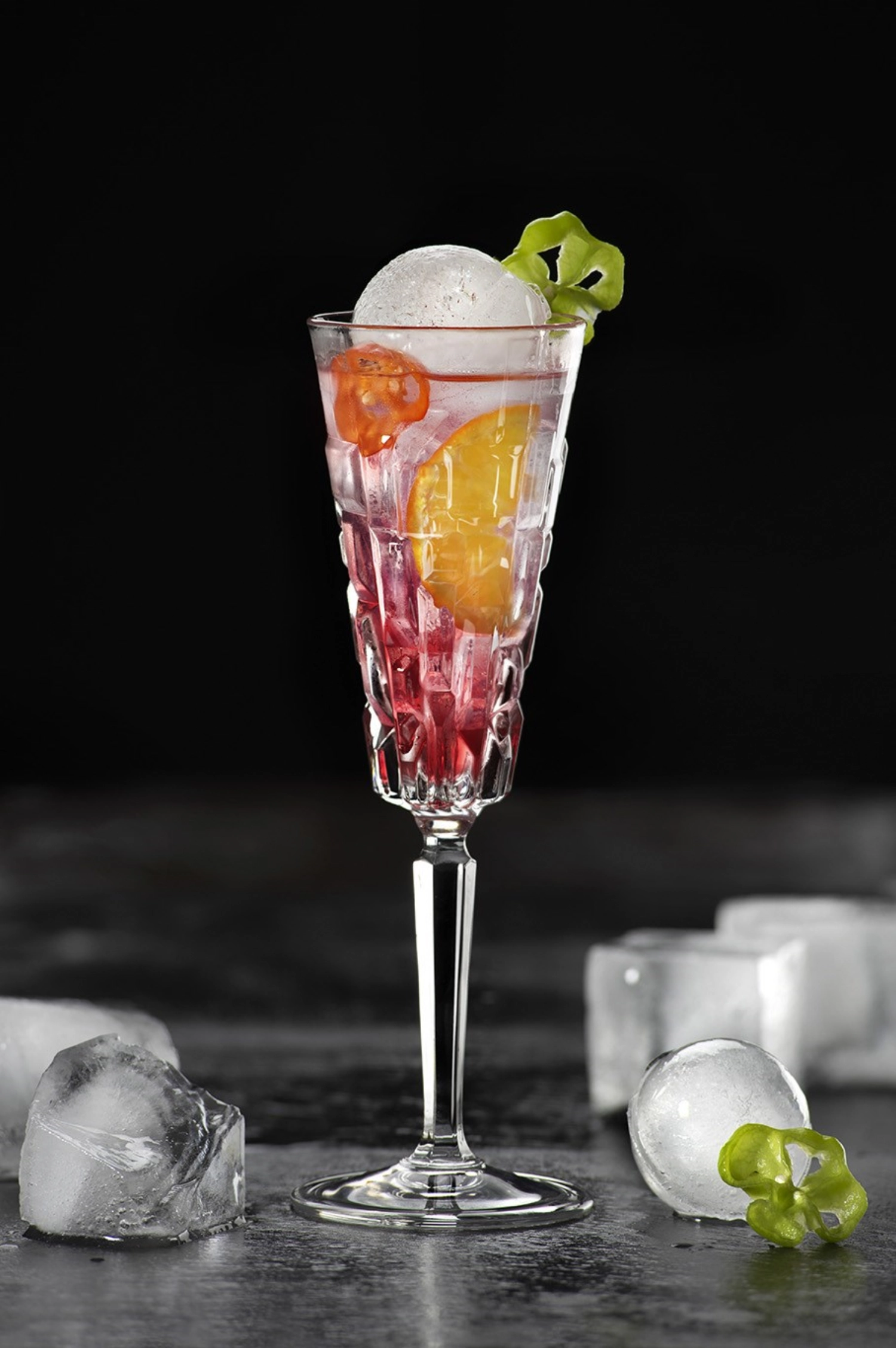 Set de 6 flute etna ø7.6 h22.4cm, 19cl