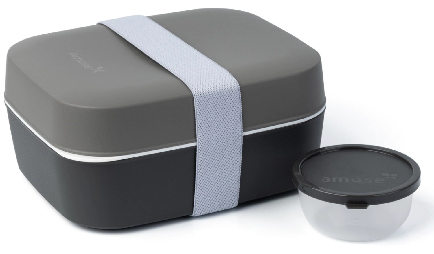 Amuse basic lunchbox 3 in 1 180x150x85mm anthracite