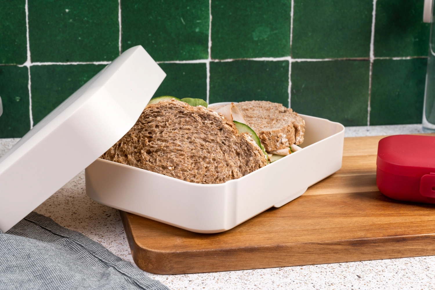 Amuse basic boîte à lunch grande 210x140x50 sand