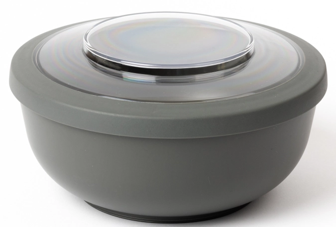 Amuse life plat à dîner 2000ml ø216x106mm gris