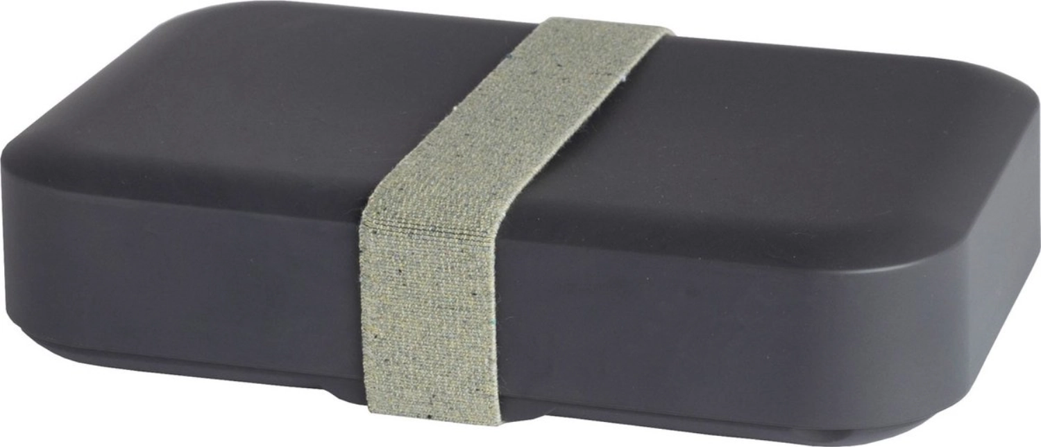 Amuse plus boîte à lunch zero waste 210x140x50mm gris