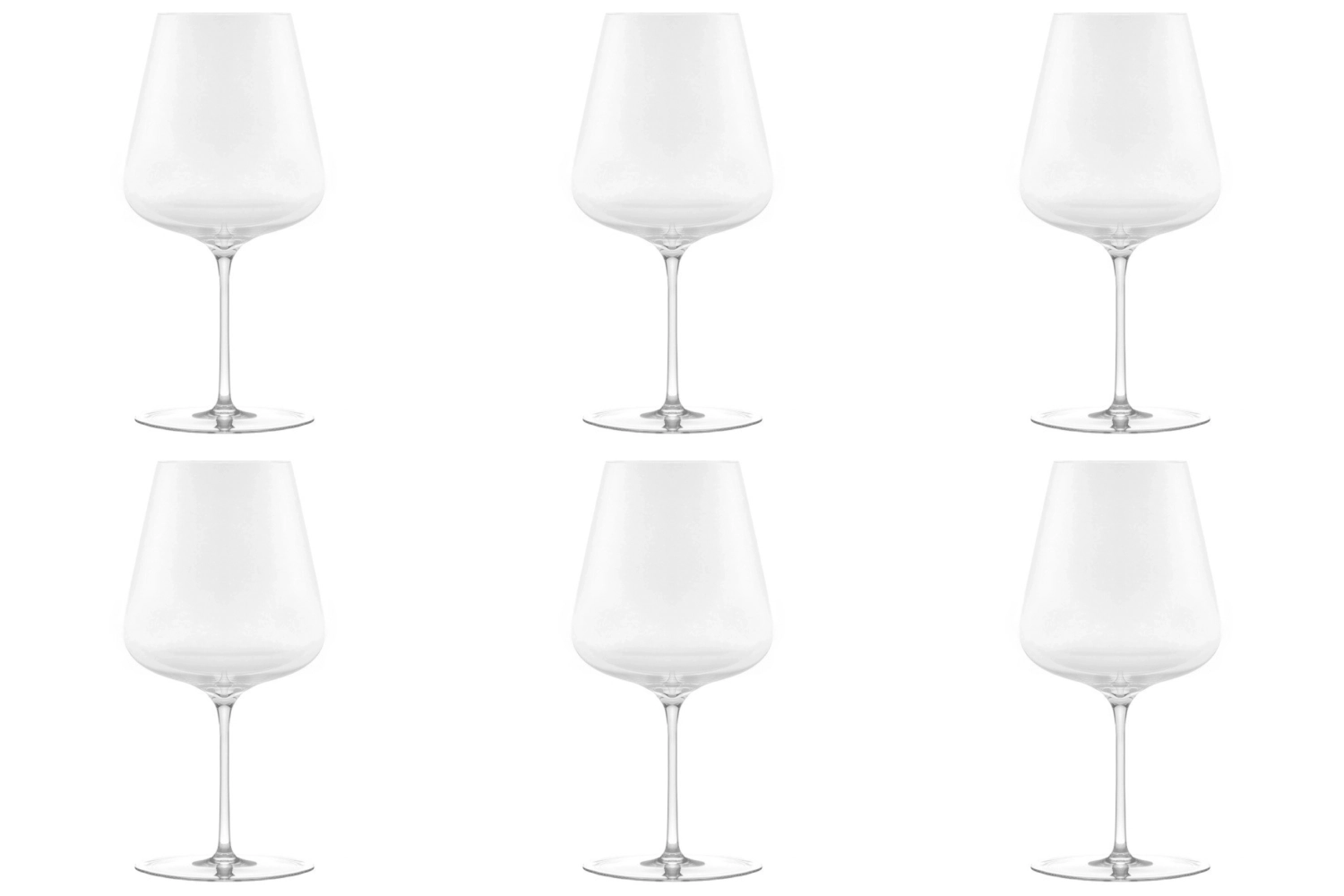 Lot de 6 verres Grassl 1855 Vigneron S. 760 ml H : 230 D : 1