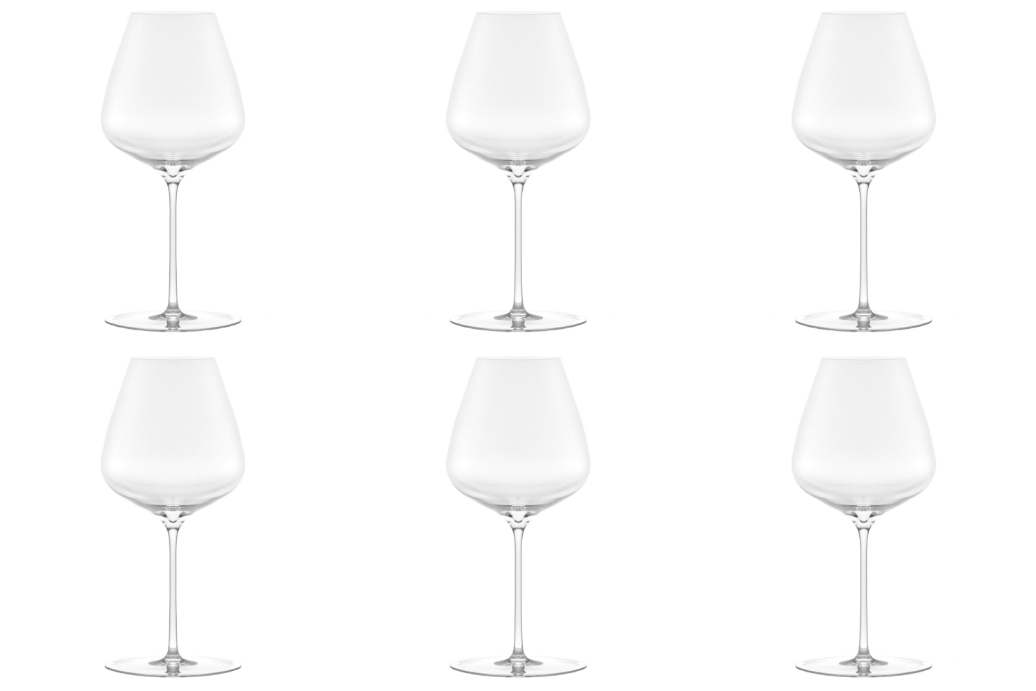 Lot de 6 verres Grassl Cru Vigneron S. 670 ml H:230 D : 110m