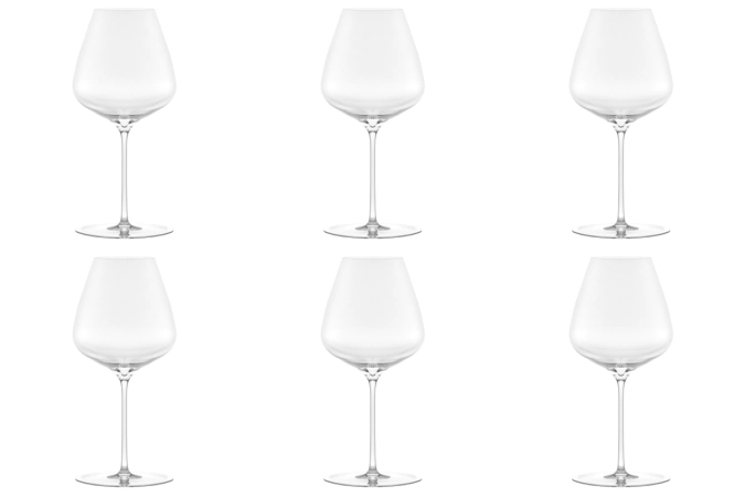 Lot de 6 verres Grassl Cru Vigneron S. 670 ml H:230 D : 110m