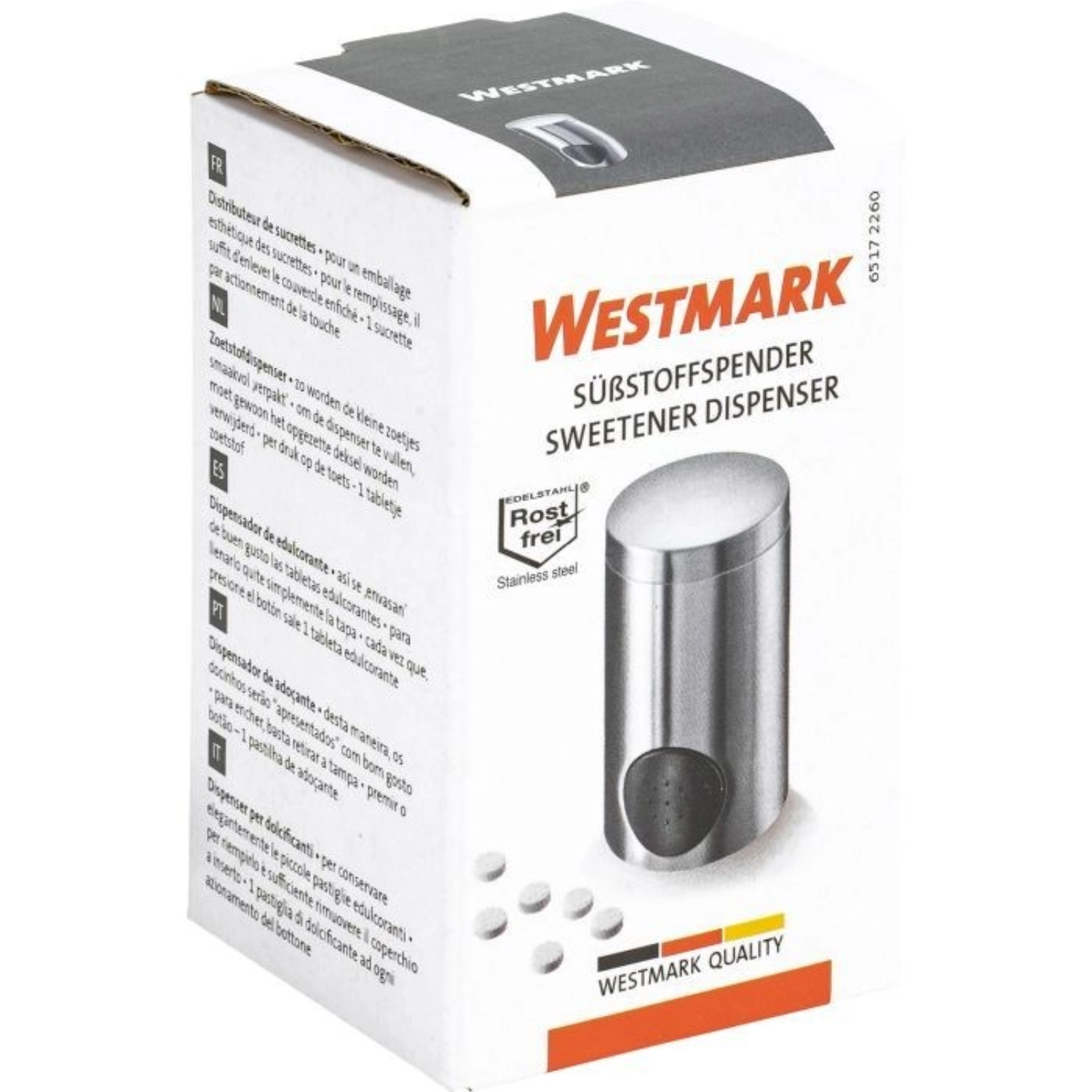 Distributeur d’édulcorant