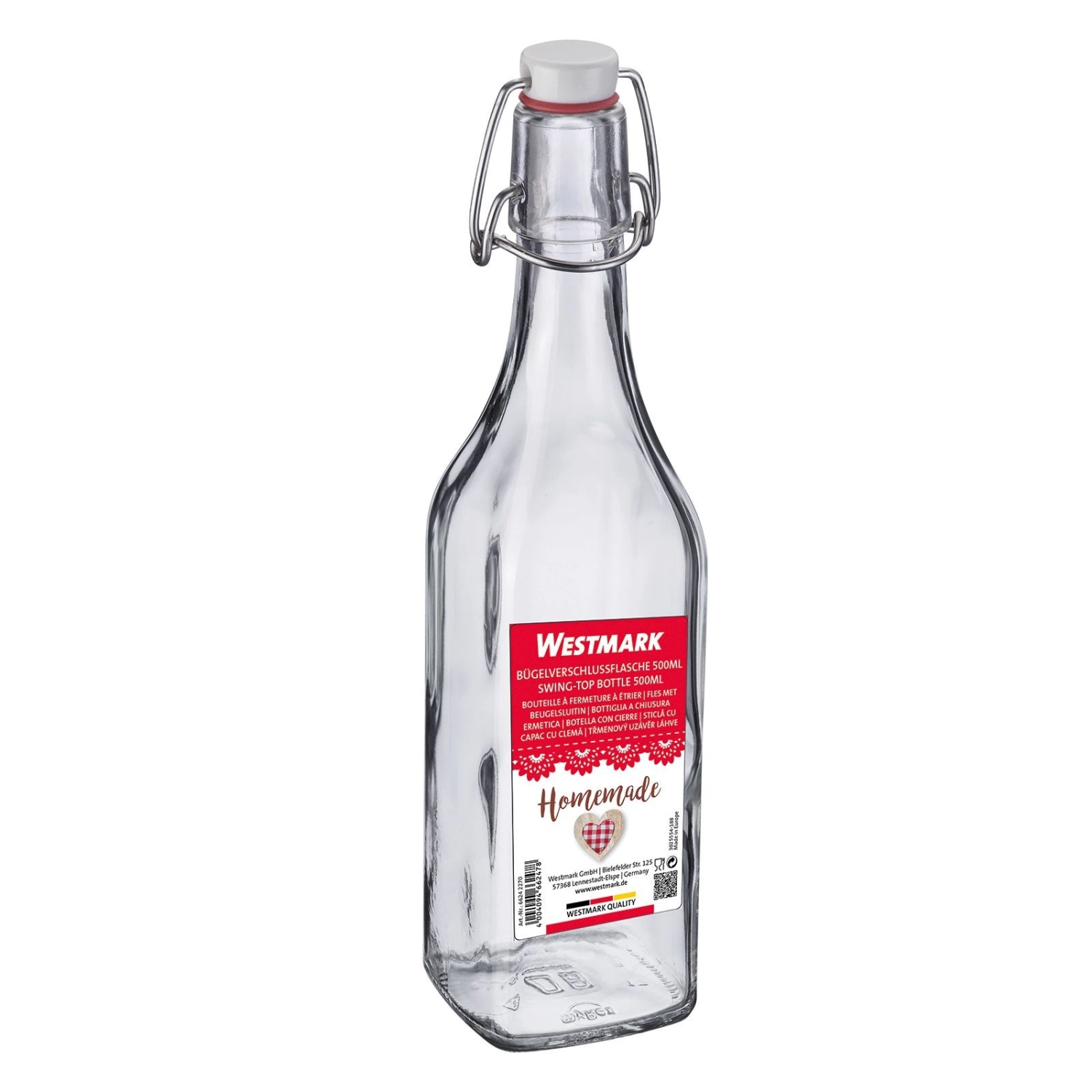 Flacon à fermeture à étrier 500ml, avec pendentif