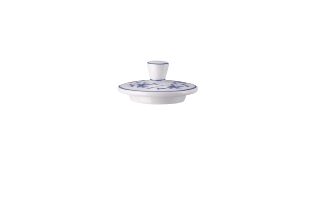 Form 1382 Fleurs bleues Couvercle p. Zudo