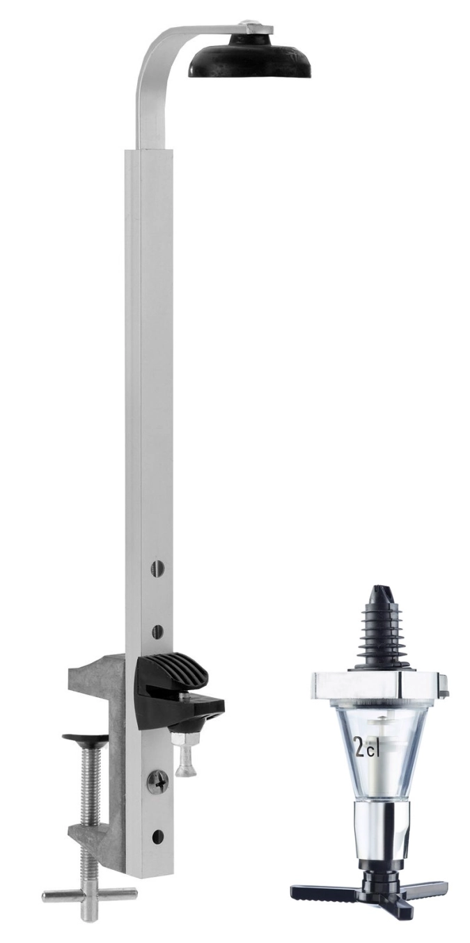 Dosiergerät Metall inkl. Halterung 2cl, Polybeutel