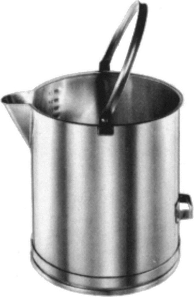 Grosser Massbecher mit Ausguss