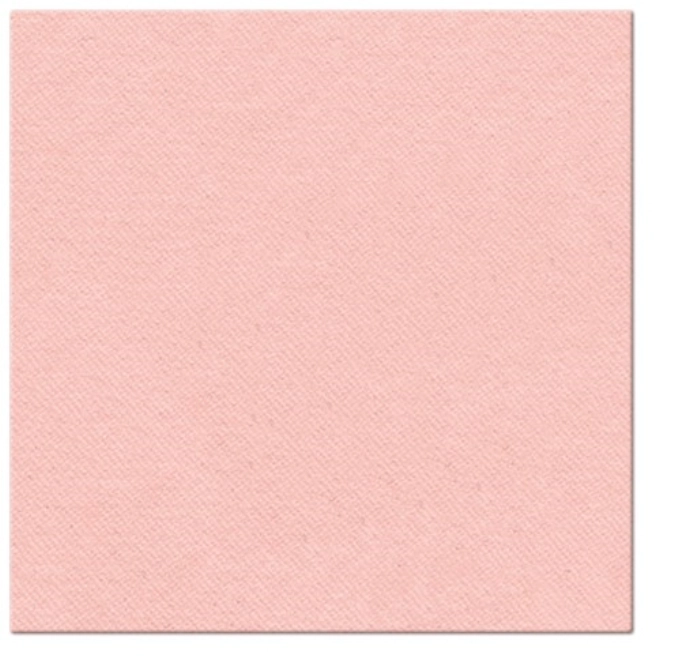 Servietten Dinner 50x Unifarbe rosa, 40x40cm