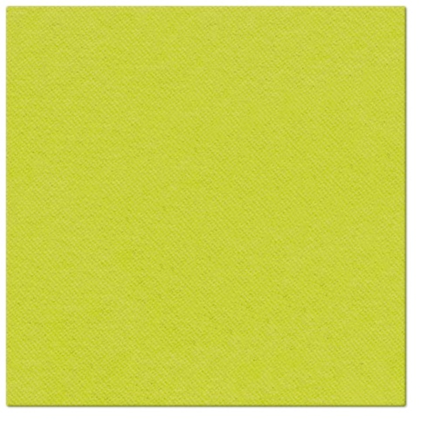 Servietten Dinner 50x Unifarbe lime, 40x40cm