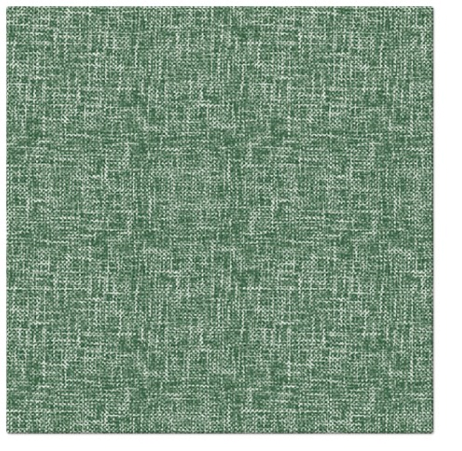 Servietten Dinner 50x Linen Structure green, 40x40cm