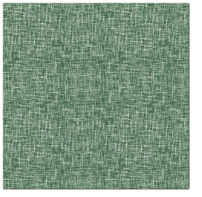 Servietten Dinner 50x Linen Structure green, 40x40cm