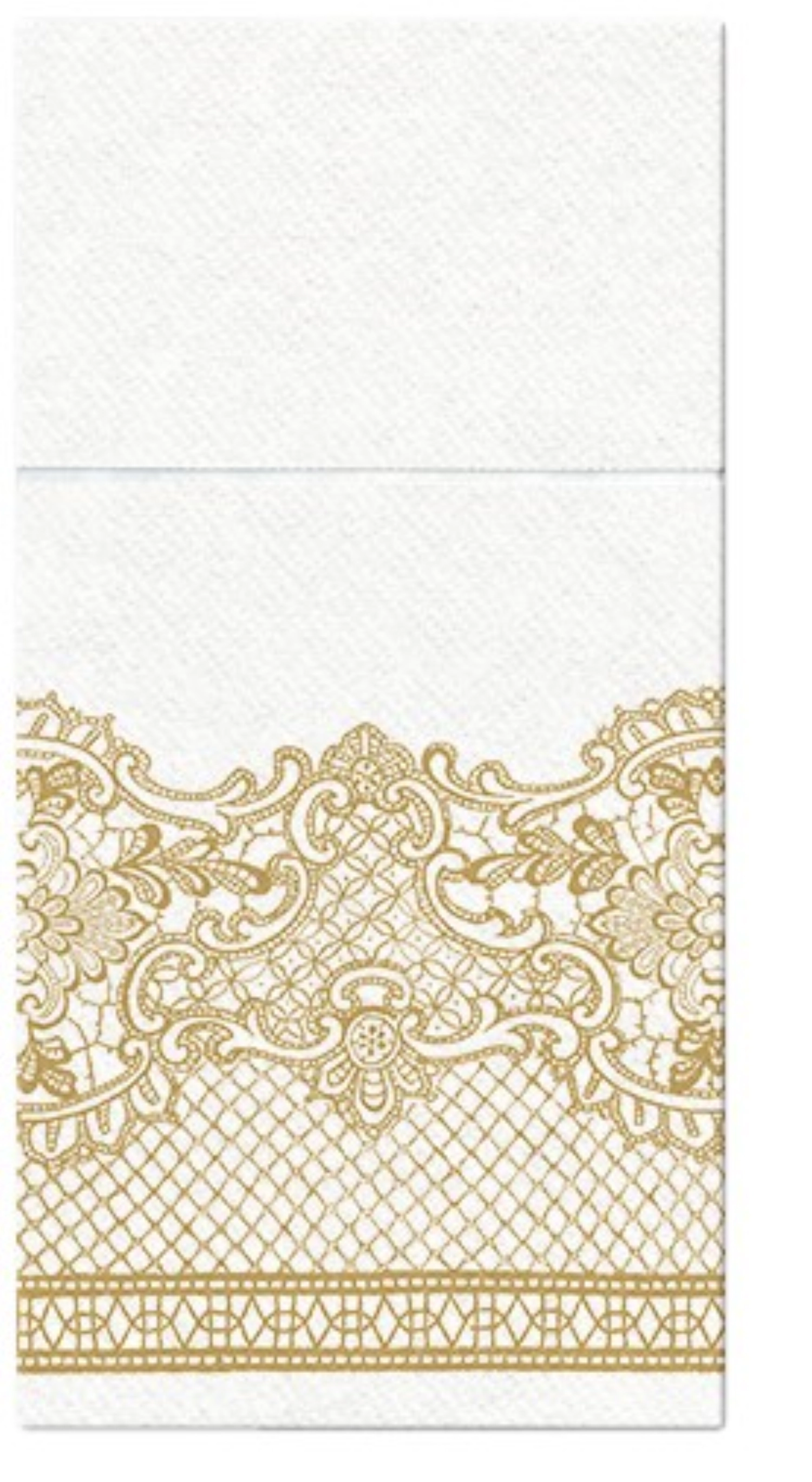 Bestecktasche 25x Royal lace gold, 40x40cm