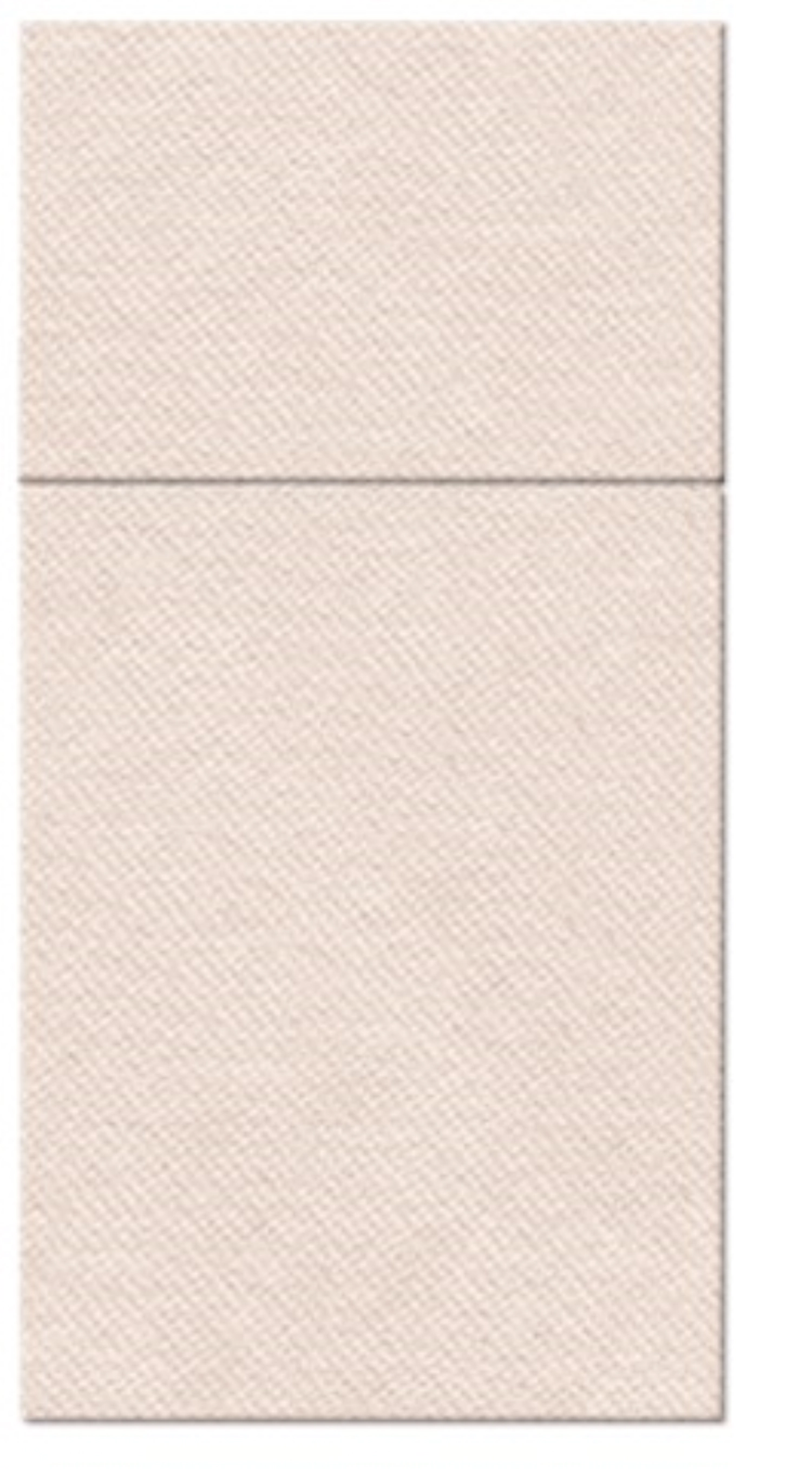 Bestecktasche 25x Monocolor beige, 40x40cm