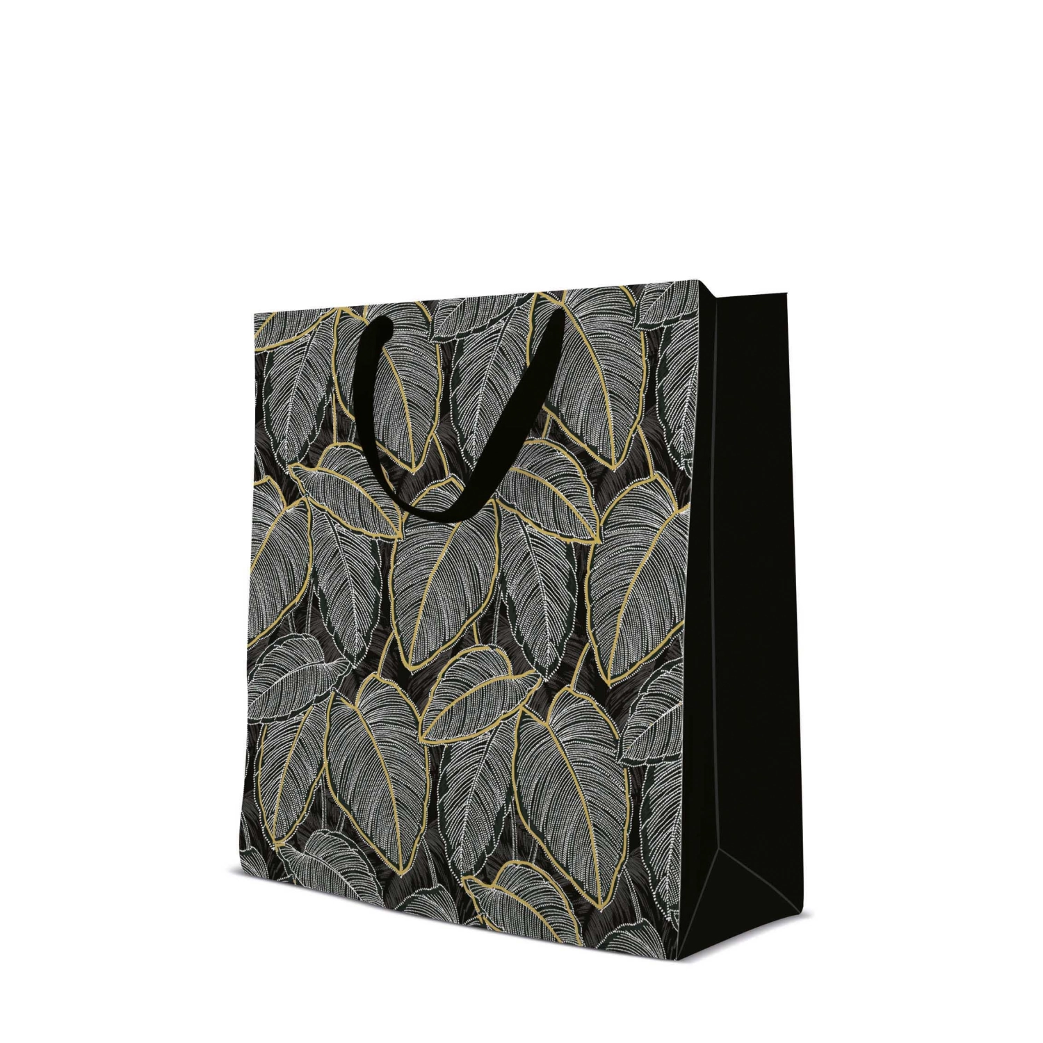 Sac cadeau Jungle Feuilles 33.5x26.5x13cm