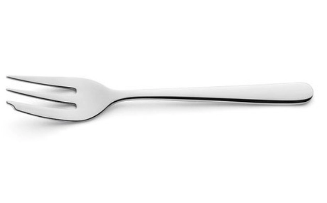 Lido fourchette à gâteau 18/10, brillant