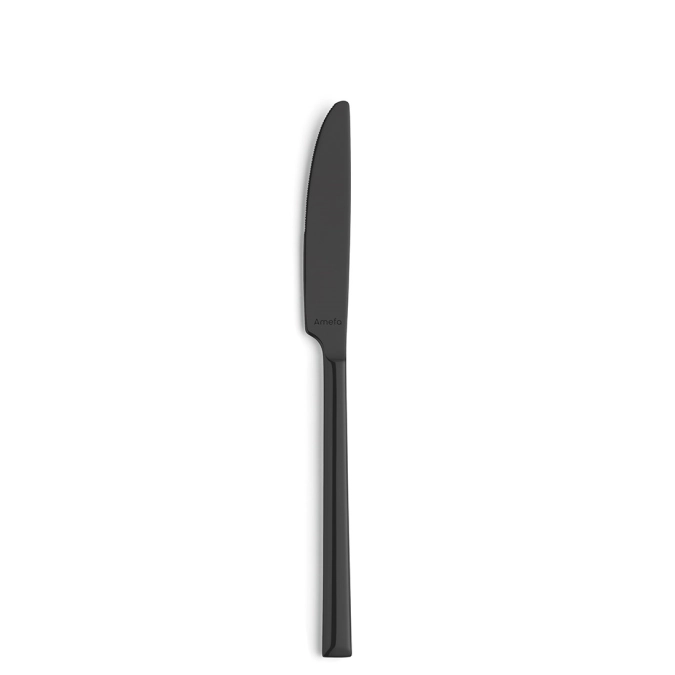 Metropole pvd 18/0 noir couteau de table, 22.5cm