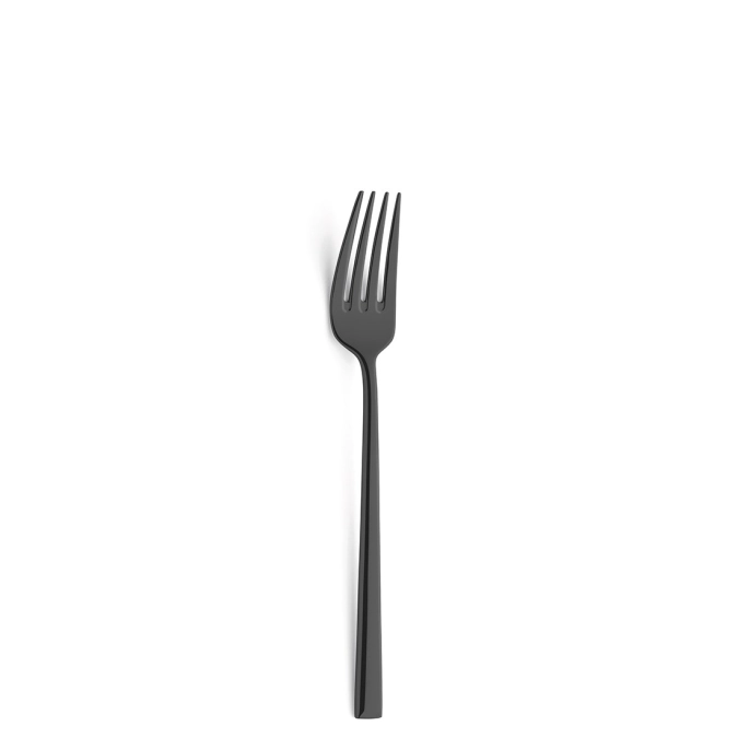 Metropole PVD 18/10 schwarz Dessertgabel, 19.4 cm