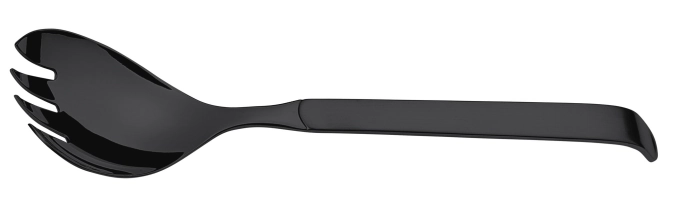 Buffet PVD noir Fourchette à salade grande 29 cm
