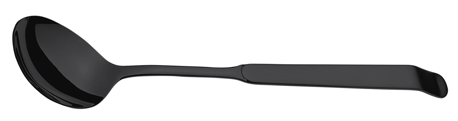 Buffet PVD noir petite cuillère à salade